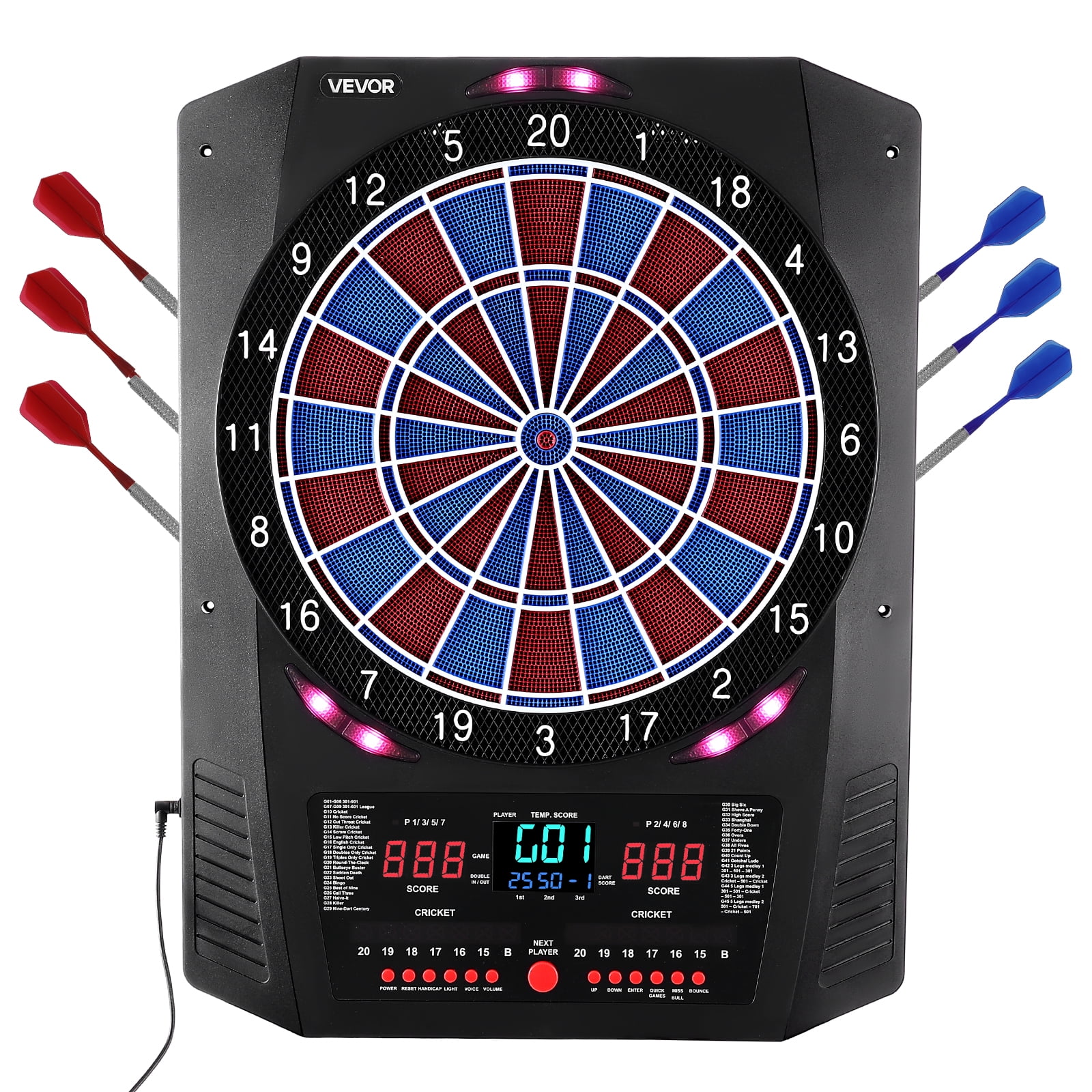 VEVOR Electronic Dart Board, 13.5