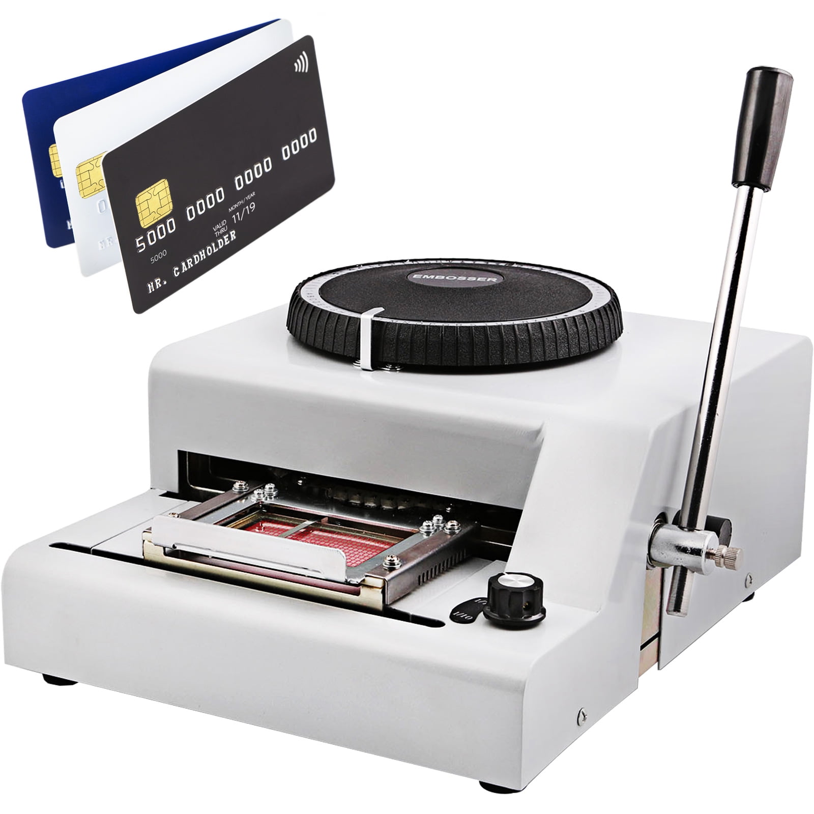 Embossing Machine 72 Character Card Embosser For PVC Card Credit ID VIP  Manual Embosser Machine Credit Card