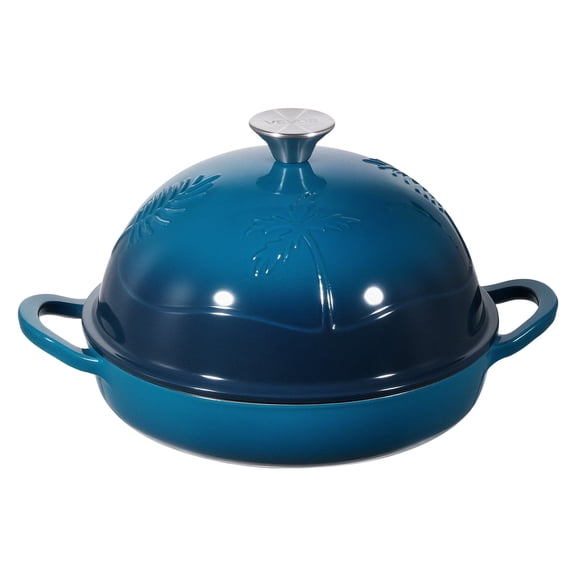 VEVOR Enameled Cast Iron Dutch Oven, 5 Quart Pot for Sourdough Bread Baking, Heavy-Duty Cookware Pan with Lid and Dual Handles, Oven Induction Compatible up to 500, for Cooking Roasting
