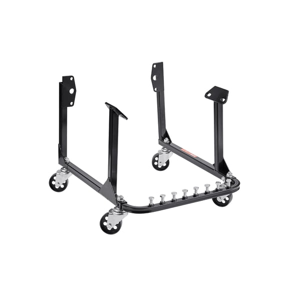 VEVOR Engine Stand, 750 LBS Load Capacity Engine Motor Stand, Heavy-Duty Steel Motor Holder with 4 Swivel Casters and 4 Hook Positions, Suitable for BB-CHEVY and GEN-1 SB-CHEVY Engines