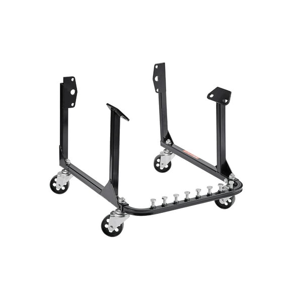 VEVOR Engine Stand, 750 LBS Load Capacity Engine Motor Stand, Heavy-Duty Steel Motor Holder with 4 Swivel Casters and 4 Hook Positions, Suitable for BB-CHEVY and GEN-1 SB-CHEVY Engines