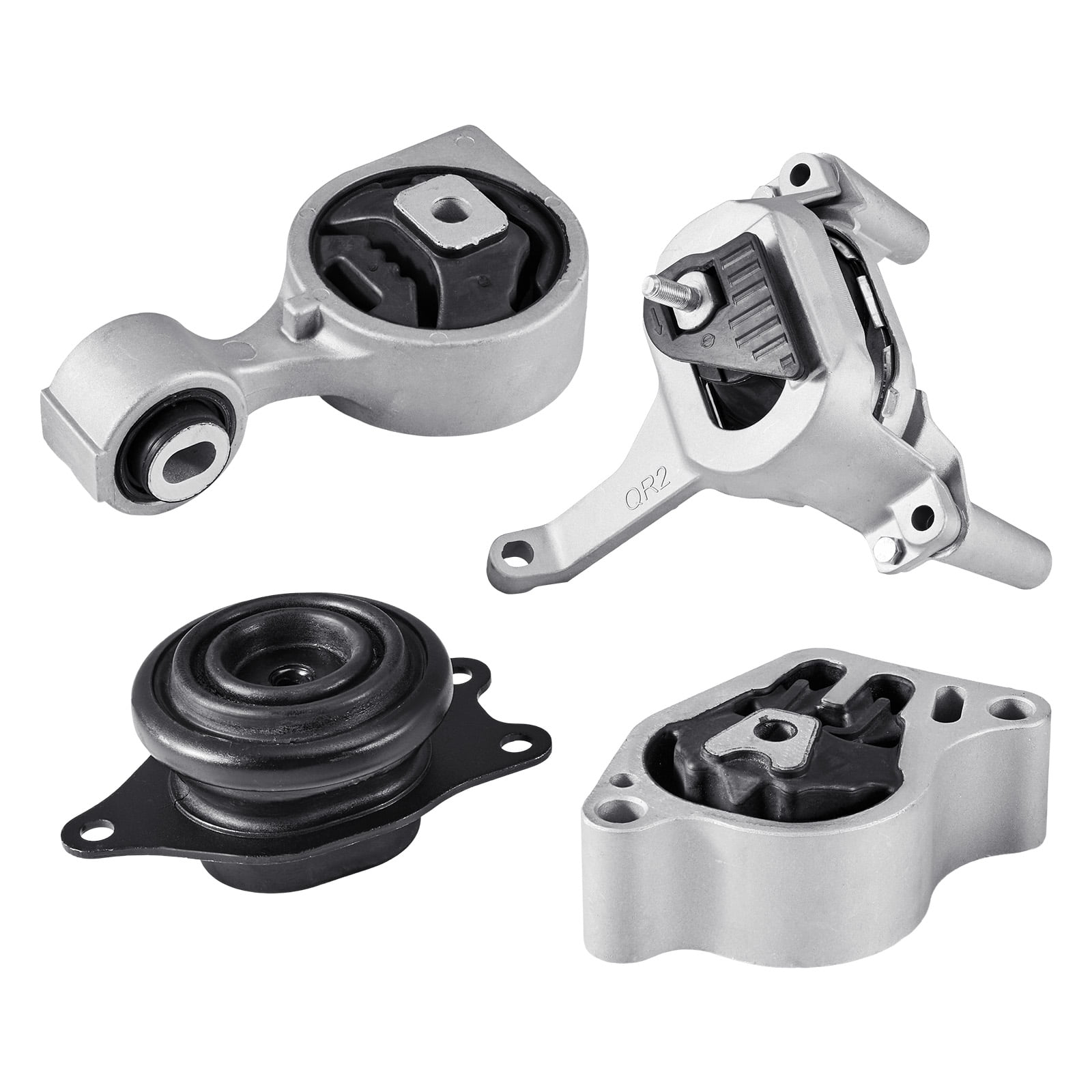 VEVOR Engine and Transmission Motor Mount Kit Replacement, Set of 4, Compatible with 2007–2017 Nissan Altima 2.5L L4, Replace OE# A4350, A4353, A4340, A4339, Secure Support