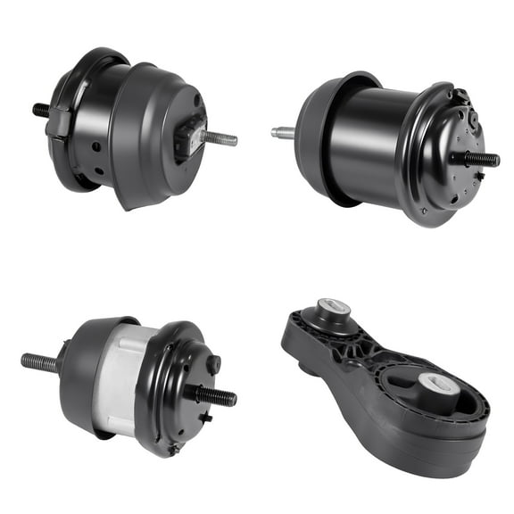 VEVOR Engine and Transmission Motor Mount Kit Replacement, Set of 4, Compatible with 2009–2017 Chevrolet Traverse 3.6L V6, Replace OE# A5548HY, A5549HY, A5458HY, A5444, Secure Support