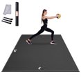 thumbnail image 1 of VEVOR Exercise Mat, Non Slip High Density Premium Yoga Mat, Exercise Yoga Mat for Men & Women, Fitness & Exercise Mat with Bag & Carry Strap, for All Types of Home Yoga, Floor Workout (6x4ft), 1 of 9