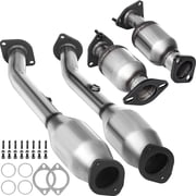 VEVOR Exhaust Manifold 05-11 Nissan Frontier Exhaust Manifold Bolts Gasket Combination 4.0L OEM Quality High Flow Catalytic Converter for 2005-2011 Nissan Frontier/Xterra/PathfinderEPA Compliant