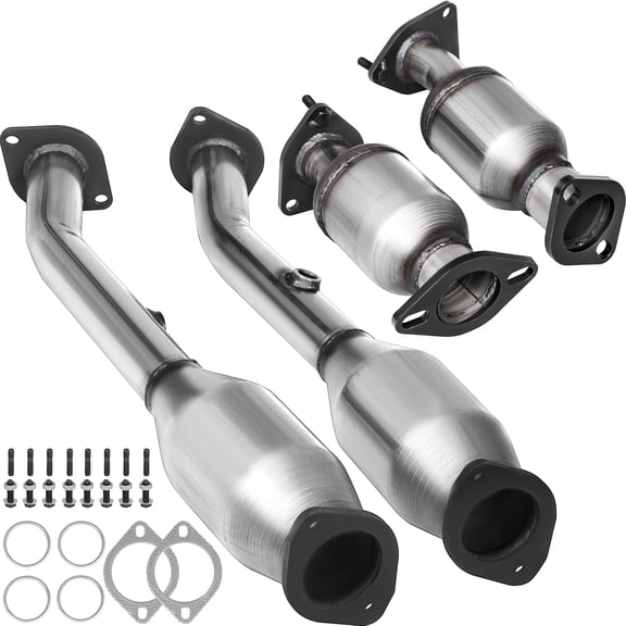 VEVOR Exhaust Manifold 05-11 Nissan Frontier Exhaust Manifold Bolts Gasket Combination 4.0L OEM Quality High Flow Catalytic Converter for 2005-2011 Nissan Frontier/Xterra/Pathfinder(EPA Compliant)