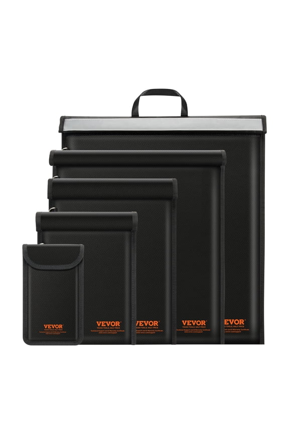 Faraday Bag, 4 Pack Faraday Pouch Set for Laptop(16.9x15"), Tablet(13x10.2"), Phone(7.87x4.7") & Radio(10.6x7.8"), Fireproof Signal Blocking Holder Faraday Pouch for Anti-Theft & Anti-Hacking