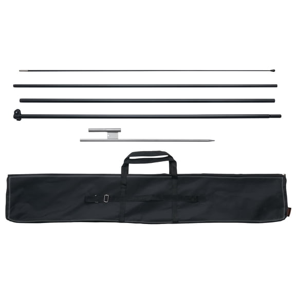 VEVOR Feather Flag Pole Kit, Swooper Flag Pole Set 16.3 ft, Sign Flag Poles for Business Advertising Flags Outdoor, with A Ground Stake and Carrying Bag (Flag Not Included)