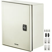 VEVOR Fiberglass Nema 3X Electronic Equipment Enclosure Box Ip65 Weatherproof Wall-Mounted 11.8 x 9.8 x 5.5"