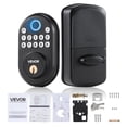 thumbnail image 1 of VEVOR Fingerprint Door Lock, with Fingerprint/Keypad Code/Key, One-Time and Anti-Peeking Password,Silent Mode,Constant Unlock Mode,Aluminum Alloy Panel,Electronic Keypad Deadbolt for Entry Doors, 1 of 9