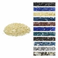 thumbnail image 1 of VEVOR Fire Glass, 10 LBS / 4.5 KG High-Temperature Resistant Fireplace Rocks, 1/2-Inch / 12.7 mm Reflective & Smokeless Firepit Glass Rock, High Luster Stone Landscaping for Fire Pit Table, Gold, 1 of 9