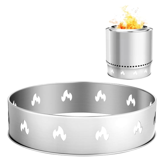 VEVOR Fire Pit Stand for Solo Stove Bonfire,19.5 Inch Smokeless Fire Pit Ring,Stainless Steel Fireplace Stove Support Frame Accessory, Portable Outdoor Camping Holder Tools for Fireplace