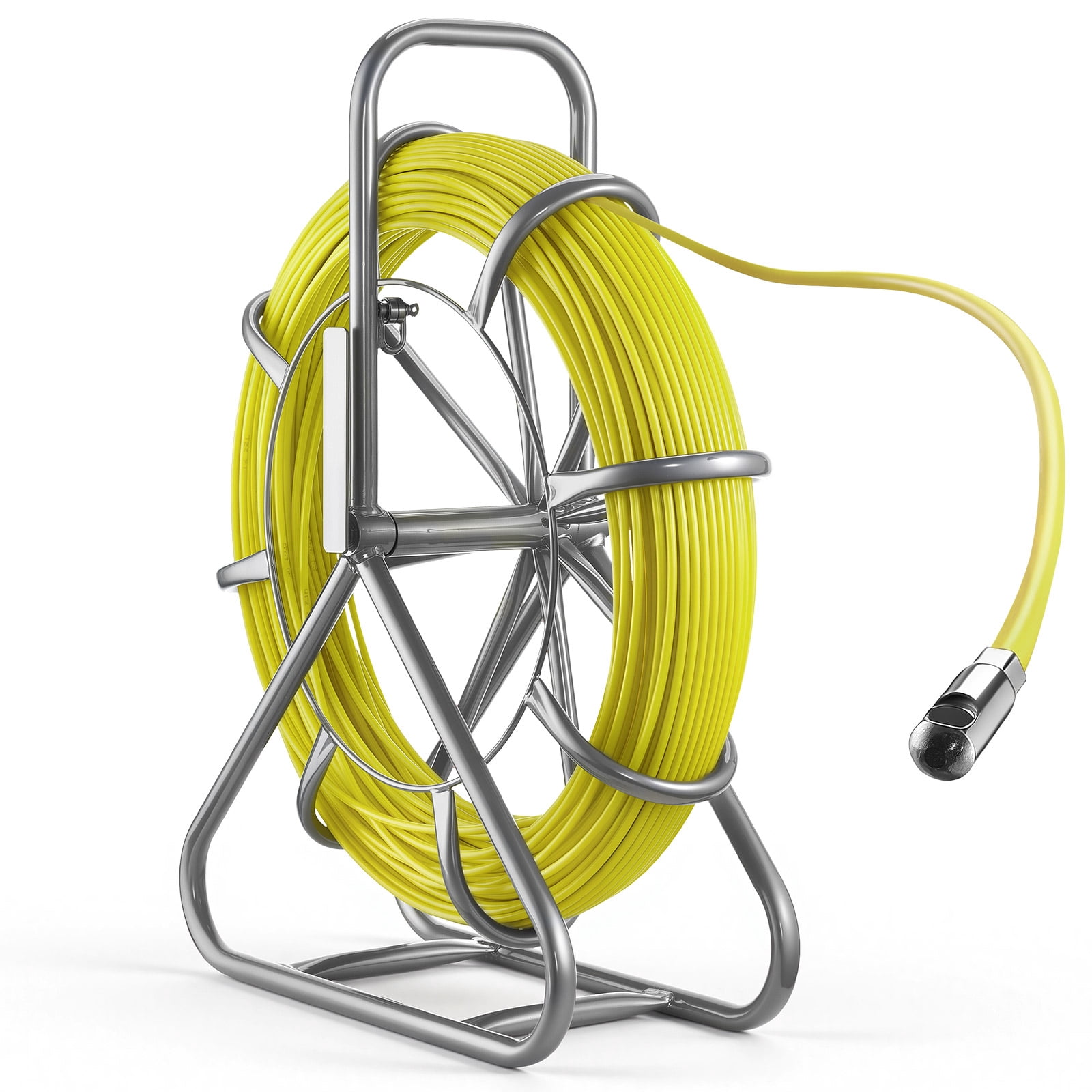 VEVOR Fish Tape Fiberglass, 328FT 6.3MM, Duct Rodder Fishtape Wire ...