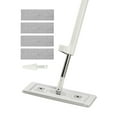 thumbnail image 1 of VEVOR Flat Mop, Self Wringing, Microfiber Floor Mop with 4 Reusable & Washable Mop Pads for Dry & Wet Floor Cleaning, Microfiber Flat Mop with Stainless Steel Handle for Hardwood Laminate Tile Vinyl, 1 of 9