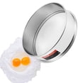 thumbnail image 1 of VEVOR Flour Sieve Fine Mesh,12 Mesh Flour Sifter, 304 Stainless Steel Fine Mesh Sifter Food-grade, Dia. 12.6" Fine Mesh Strainers for Baking, 5 Sizes Mesh hole for Mungbean, Rice, Flour, Pearl Powder, 1 of 9