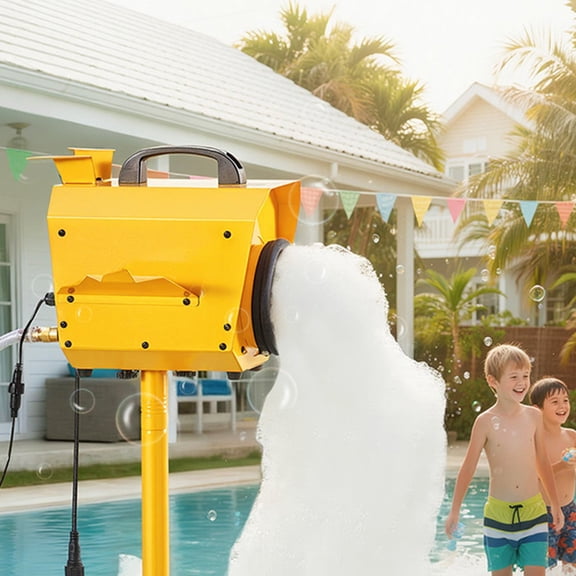 VEVOR Foam Machine, Adjustable Angle Control Foam Cannon Party Machine, Bubble Cannon with 21QT Water Tank, Stable Vertical Design, Dense Foams Maker for Gatherings, Celebrations & Party