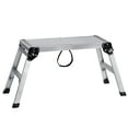 thumbnail image 1 of VEVOR Folding Work Platform, 330 lbs Load Capacity, Aluminum Drywall Stool Ladder, Heavy Duty Work Bench w/ Non-Slip Feet, Ideal for Washing Vehicles, Cleaning, Painting, Decorating, 1 of 10