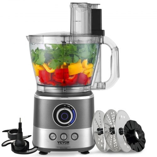 VEVOR Food Processor, 14Cup Vegetable Chopper for Chopping, Mixing