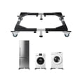 thumbnail image 1 of VEVOR Fridge Stand Mobile Base, 1200 lbs Load Capacity, Washing Machine Stand with 8 Locking Twin Wheels and 4 Brakes, 23-36.6 Inches Adjustable Furniture Dolly for Washer, Refrigerator and Dryer, 1 of 9