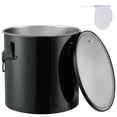 thumbnail image 1 of VEVOR Fryer Grease Bucket, 10 Gal Oil Disposal Caddy Stainless Steel Fryer Oil Bucket Rust-Proof Coating, Oil Transport Container with Lid, Lock Clips, Filter Bag for Hot Cooking Oil Filtering, Black, 1 of 9