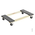 thumbnail image 1 of VEVOR Furniture Dolly, 1000 lbs Load Capacity,18" x 30", 4 x 3" PP Swivel Casters, Heavy Duty Hardwood Furniture Moving Dolly, Mover's Dolly, Moving Cart with Wheels for Heavy Furniture Home Cleaning, 1 of 9