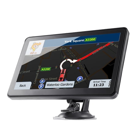 VEVOR GPS Navigator for Car, 9 inch Touch Screen 16GB GPS Navigation System with Lifetime Map Updates, Voice Turn-by-Turn Guidance, Speed and Red Ligh