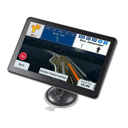 VEVOR GPS Navigator for Car, 9 inch Touch Screen 16GB GPS Navigation System with Lifetime Map Updates, Voice Turn-by-Turn Guidance,Speed and Red Light Warning, Custom Truck Routing, for Car Truck RV