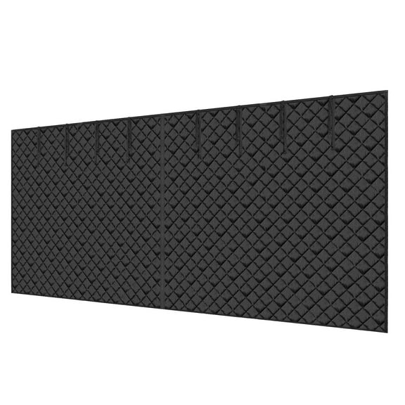 VEVOR Garage Door Screen for Winter, 16x7FT, Garage Door Insulation Kit, Magnetic Thermal Insulated Door Curtain with 300D Oxford Fabric Heavy Duty Weighted Bottom, Easy Assembly for Garage Door