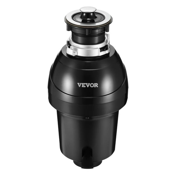 VEVOR Garbage Disposal, 1HP 3270RPM Continuous Feed Food Waste Disposer, EZ Connect Food Waste Grinding System with Sound Reduction, Power Cord & Splash Guard for Kitchen Sinks