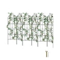 thumbnail image 1 of VEVOR Garden Trellis for Climbing Plants, 71 x 20 in, 6 Packs Rustproof Metal Garden Flower Trellis, Outdoor Climbing Rose Trellis Cucumbers Support, Decorative Clematis Trellis for Courtyards Lawns, 1 of 9