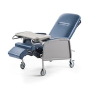 VEVOR Geri Chair Recliner, 3-Position Reclining Geri Chair, Movable Medical Recliner Chairs with 4 Wheels, Soft Padded Seat & Detachable Tray, Ideal for Hospital,Nursing Home,and Geriatric Home Care