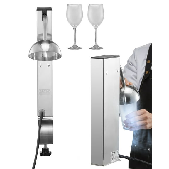 VEVOR Glass Froster Chiller, CO2 Beer Glass Froster, 8-10 Seconds/Cup Instant Glass Chiller for Wine, Cocktail, Champagne, Mixed Drinks, Juice, Ideal for Bar, Restaurant, Home Kitchen