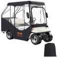 thumbnail image 1 of VEVOR Golf Cart Enclosure, 600D Polyester Driving Enclosure with 4-Sided Transparent Windows, 4 Passenger Club Car Covers Universal Fits for Most Brand Carts, Sunproof Dustproof Outdoor Cart Cover, 1 of 9