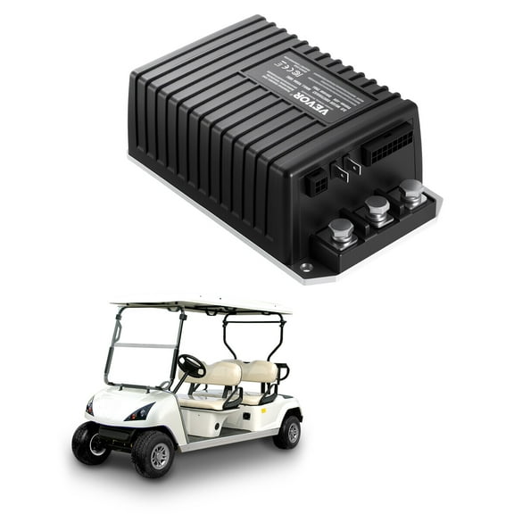 VEVOR Golf Cart Speed Controller, 48V & 250A, DC Motor Controller Replacement for 2000-2008 Club Car Golf Carts,IP65 Rated Protection,Aluminum Alloy & ABS Housing, Compatible with 1510A-5251 Models