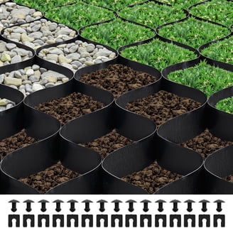 VEVOR Gravel Grid, 26.87 x 3.94 ft, 2 Inch Depth, Ground Stabilizer ...