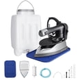 thumbnail image 1 of VEVOR Gravity Feed Steam Iron, 1000W Gravity Feed Iron with 3.5 L Large Capacity Tank, Demineralizer Cartridges, Non-Stick Ironing Shoe, 5 Temperature Settings, Industrial Electric Steam for Ironing, 1 of 9