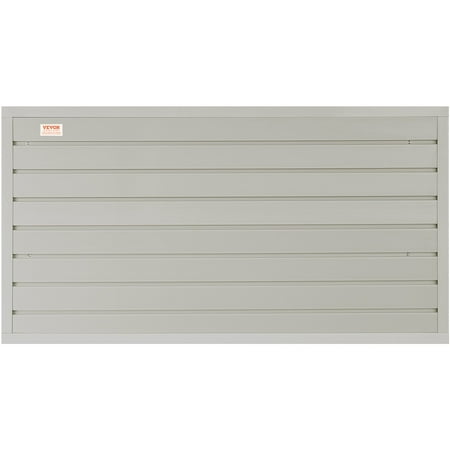VEVOR Gray Slatwall Panels 4'x1' Set of 2 - Heavy-Duty Wall Organizer for Retail, Garage, and Craft Storage
