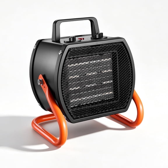 VEVOR Greenhouse Heater, 1500W Electric PTC Space Heater with Fan, Low & High Heat Modes, 40 Adjustable Angle, Overheat Protection, Portable for Grow Tent, Small Greenhouse, Flower Room, Home Office