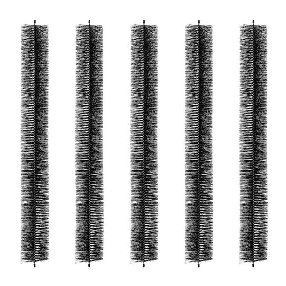 VEVOR Gutter Brush, 15 Feet Total Length 4.33 inch Diameter Gutter Cleaning Tools, Ground-Level Gutter Brush Leaf Guard for 5 Inch Gutters, Easily Clear roof Leaves and Debris, 5 Pack