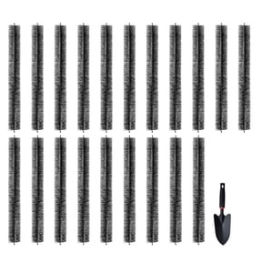 VEVOR Gutter Brush, 60 Feet Total Length 4.33 inch Diameter Gutter Cleaning Tools, Ground-Level Gutter Brush Leaf Guard for 5 Inch Gutters, Easily Clear roof Leaves and Debris, 20 Pack