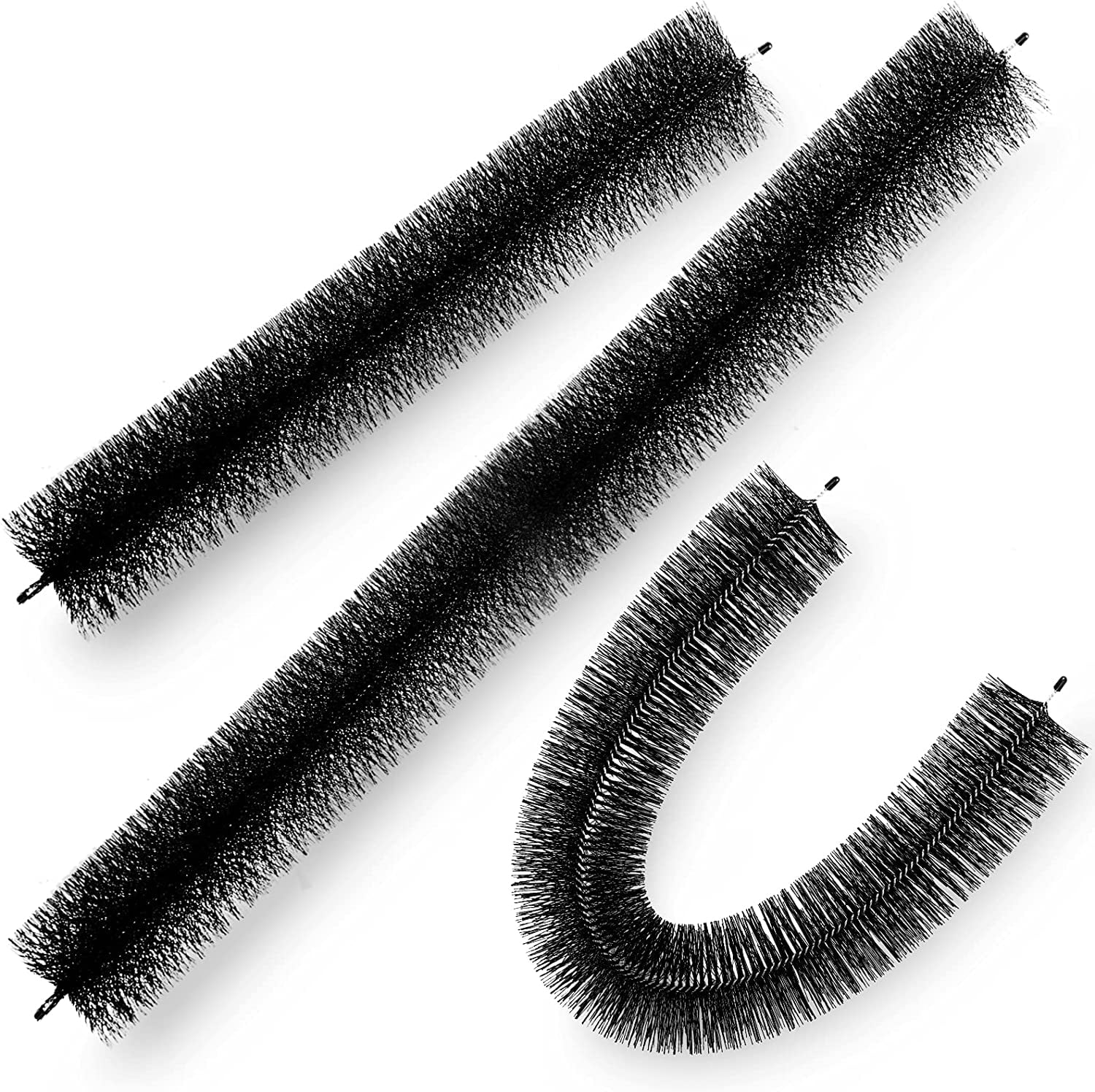 VEVOR Gutter Guard Brush with 60 FT Length Bristle, 4.33"(Dia) Gutter