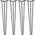 thumbnail image 1 of VEVOR Hairpin Table Legs 30 inch, Set of 4 DIY Desk Table Legs 3 Rods Heavy Duty, 1 of 10