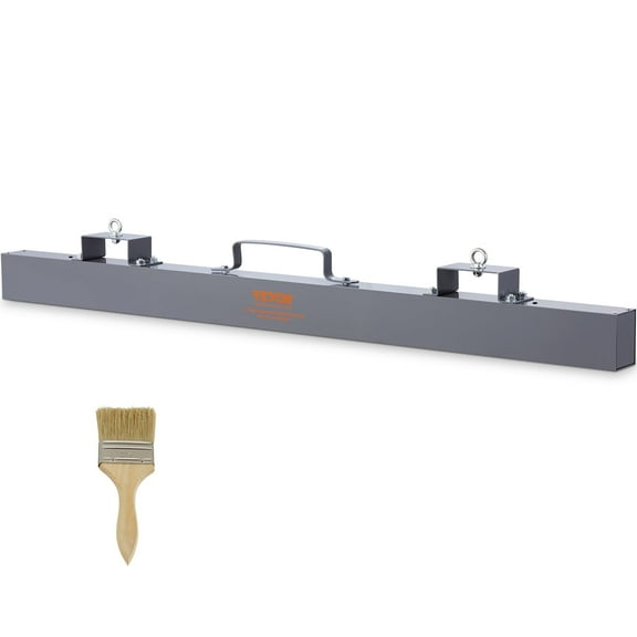 VEVOR Hanging Magnetic Sweeper, 48 inch Magnet Sweeper, 80 LBS Magnetic Forklift Sweeper Industrial Magnets Steel Material Hunting Accessories for Picking Up Nails, Bolts, Iron Chips