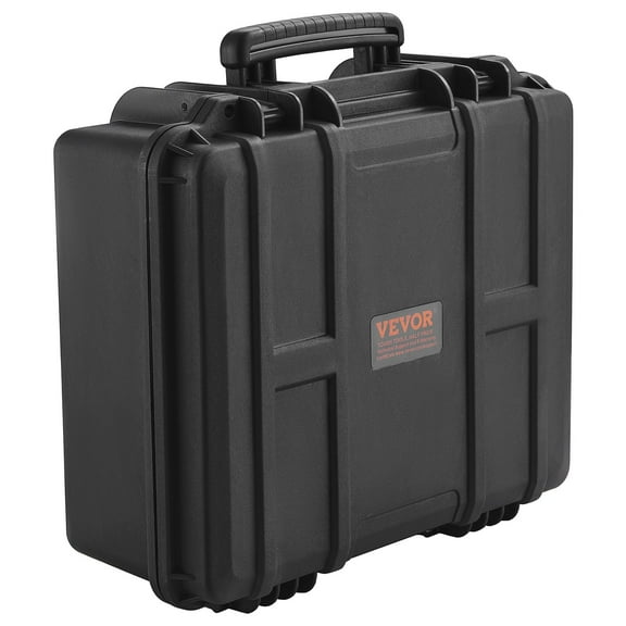 VEVOR Hard Pistol Case - Lockable Case for 6 Pistols with Pre-Cut PU Foam