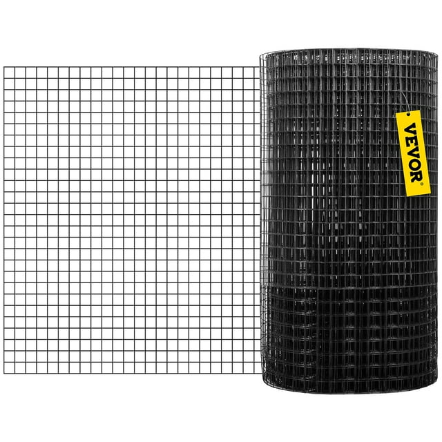 VEVOR Hardware Cloth, 48" x 50' & 1"x1" Mesh Size, Galvanized Steel Vinyl Coated 16 gauge Welded