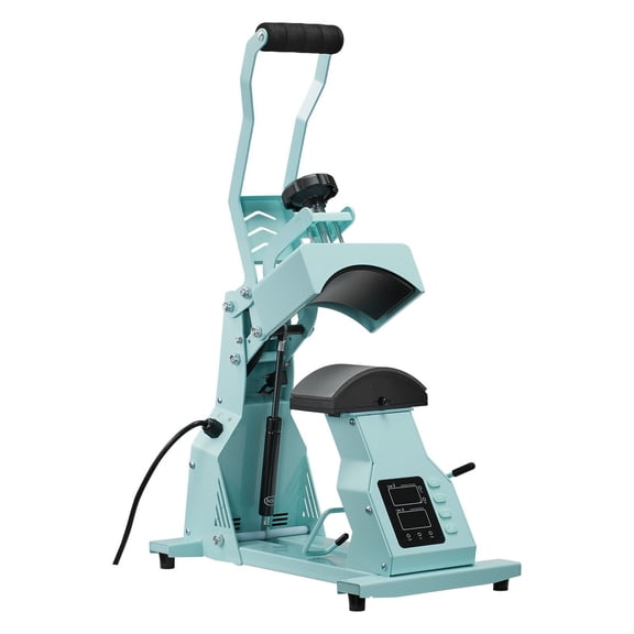 VEVOR Hat Heat Press Machine, with 2pcs Interchangeable Platens, Precise Temperature and Time Control, Hat Press for HTV Iron On and Sublimation Projects, for Caps, Headbands, Cuffs, Face Ma