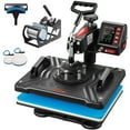 thumbnail image 1 of VEVOR Heat Press, 5 in 1 Heat Press 12x15 Machine Machine, Digital Precise Temperature Control, Clamshell Sublimation Transfer Printer Fast Heat-up, Vinyl Heat Press for Mug Cup T-Shirt Plate, 900W, 1 of 9