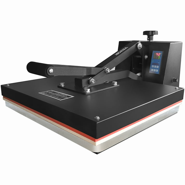 VEVOR Heat Press Machine 16 in. x 20 in. Clamshell Sublimation Transfer  Printer Teflon Coated Silica-Gel Sponge Powerpress GDSYD1620110VW3F4V1 -  The Home Depot