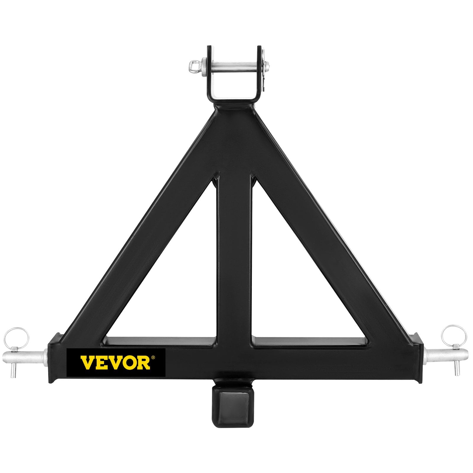 3-in-1 Trailer Tow Hitch For Sub-Compact Tractors & ATVs - 2 Inch Receiver With Hitch Ball, Clevis, And Tow Hook