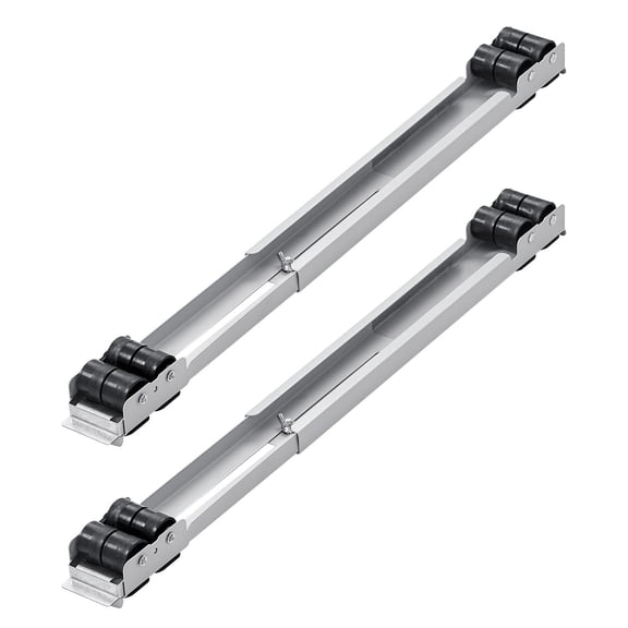 VEVOR Heavy Duty Furniture Appliances Rollers, 660 lbs Total Load, Extendable Appliance Rollers Mobile Washing Machine Base, Fridge Stand Dolly Movers for Refrigerators, Dryers, Dishwashers, White